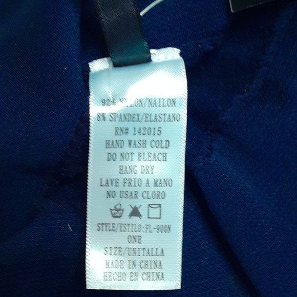 🔥Mixed Print Blouse, Lg. Pants  Navy Blue. OS - Picture 12 of 12